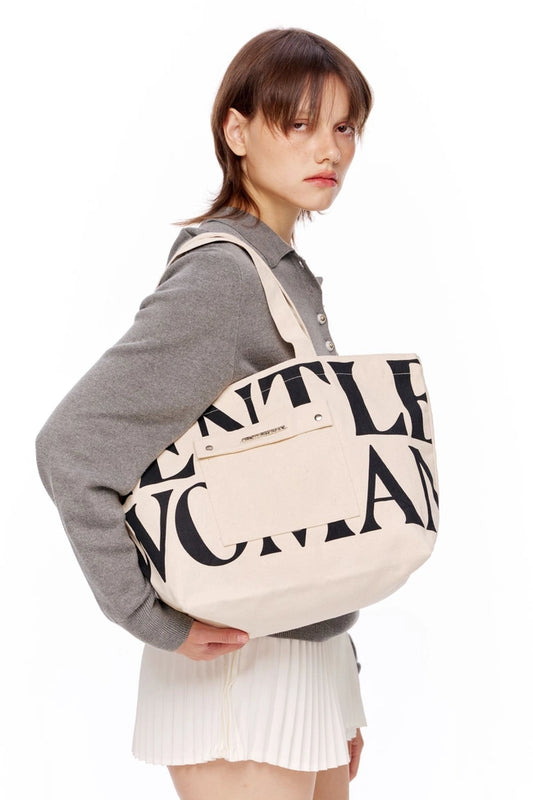 Gentlewoman Plain Wall Tote - Cream