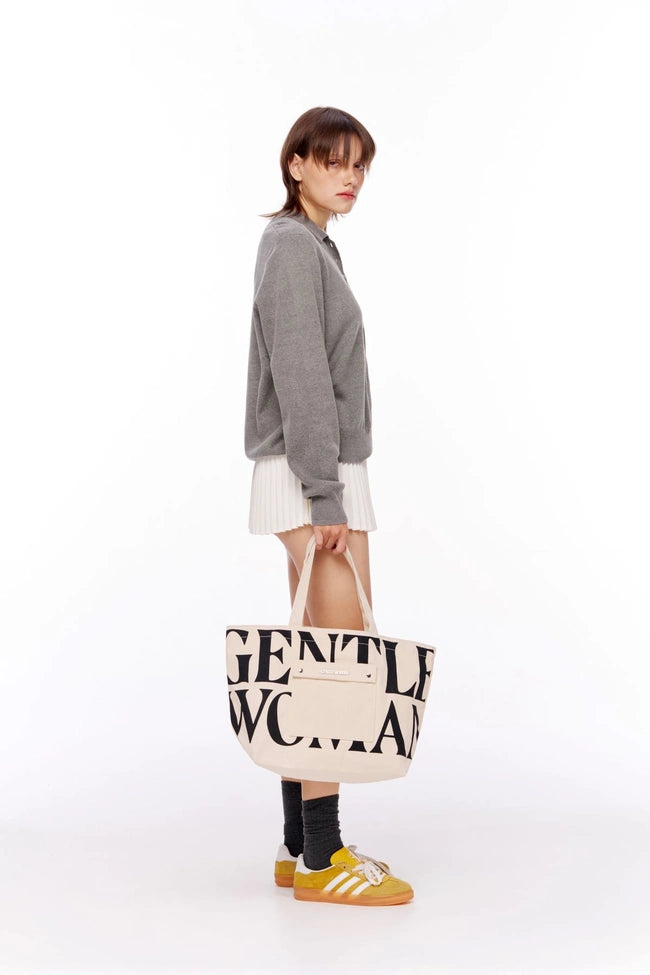 Gentlewoman Plain Wall Tote - Cream