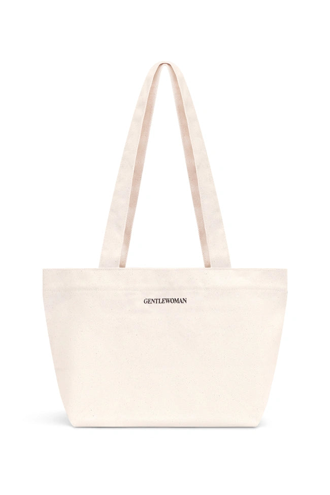 Gentlewoman Canvas Shoulder Tote - Cream