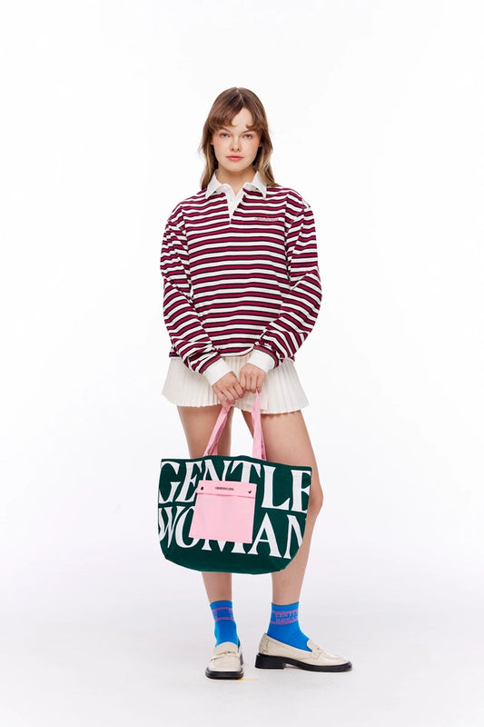 Gentlewoman Painted Wall Tote - Green