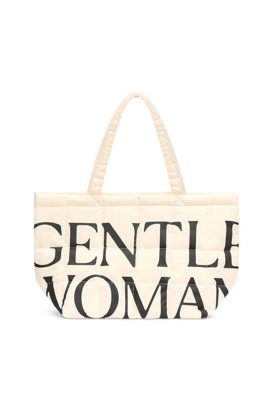 Gentlewoman Puffer Bag - Cream