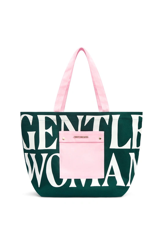 Gentlewoman Painted Wall Tote - Green